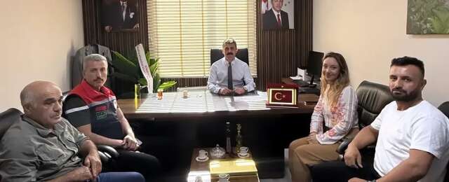 Uludere’de Milli Eğitim Müdürü Yıldız’a Hayırlı Olsun Ziyareti