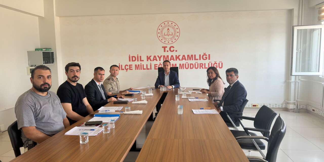 İdil’de ‘Eğitimde Güvenlik ve Koordinasyon Toplantısı’ Gerçekleştirildi