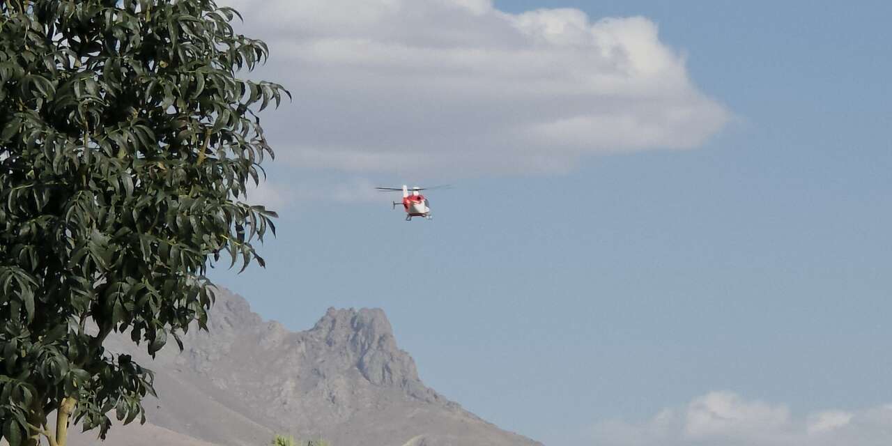 Erciş'ten Van'a 4 günlük bebek için ambulans helikopter havalandı