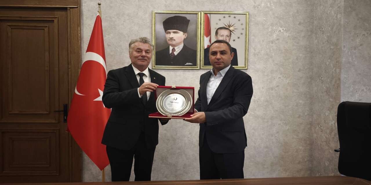 Şırnak’ta Kaymakam Çağlar Partal, Çaycuma TSO Başkanı Zekai Kamitoğlu’nu Ağırladı