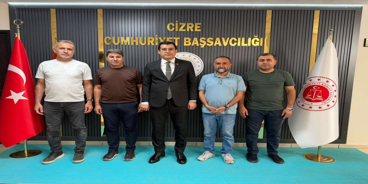 Basın Camiasından Cizre Cumhuriyet Başsavcısı’na Ziyaret