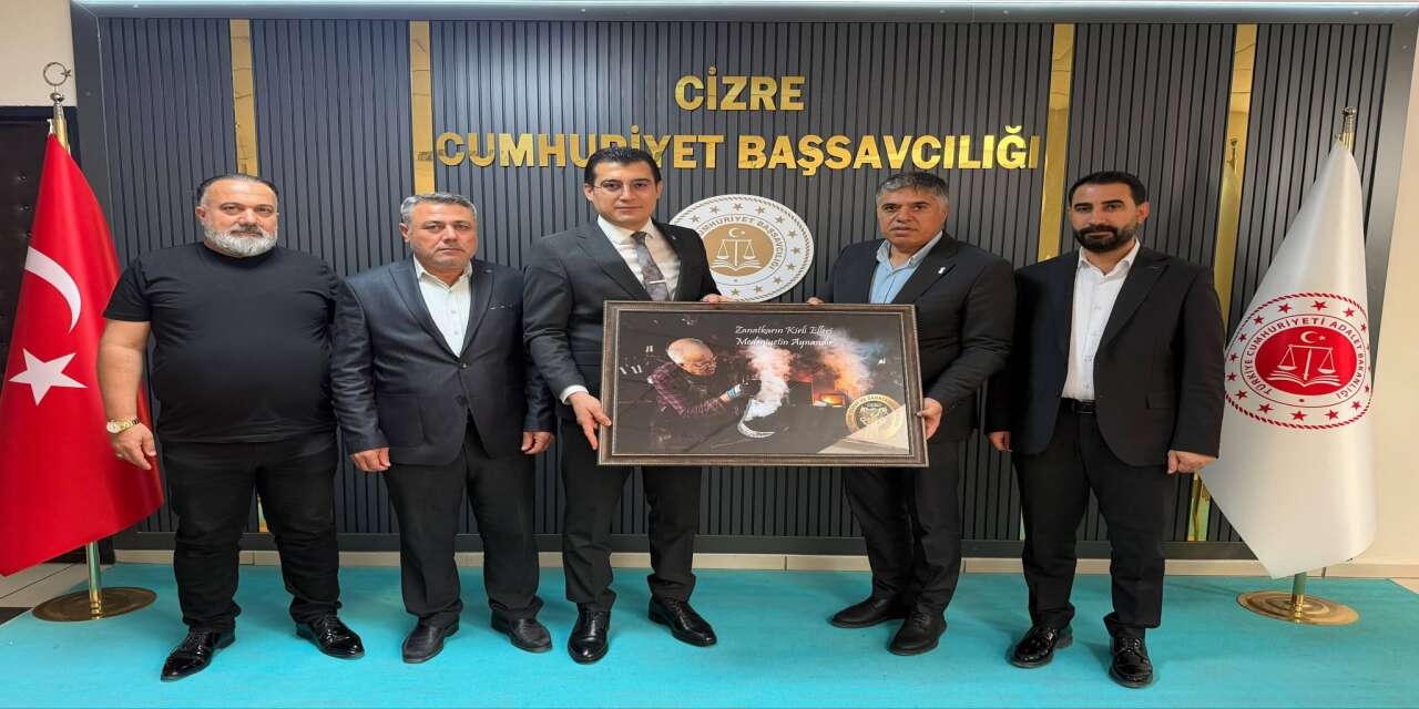 Cizre Esnafından Başsavcı Köroğlu’na "Hayırlı Olsun" Ziyareti