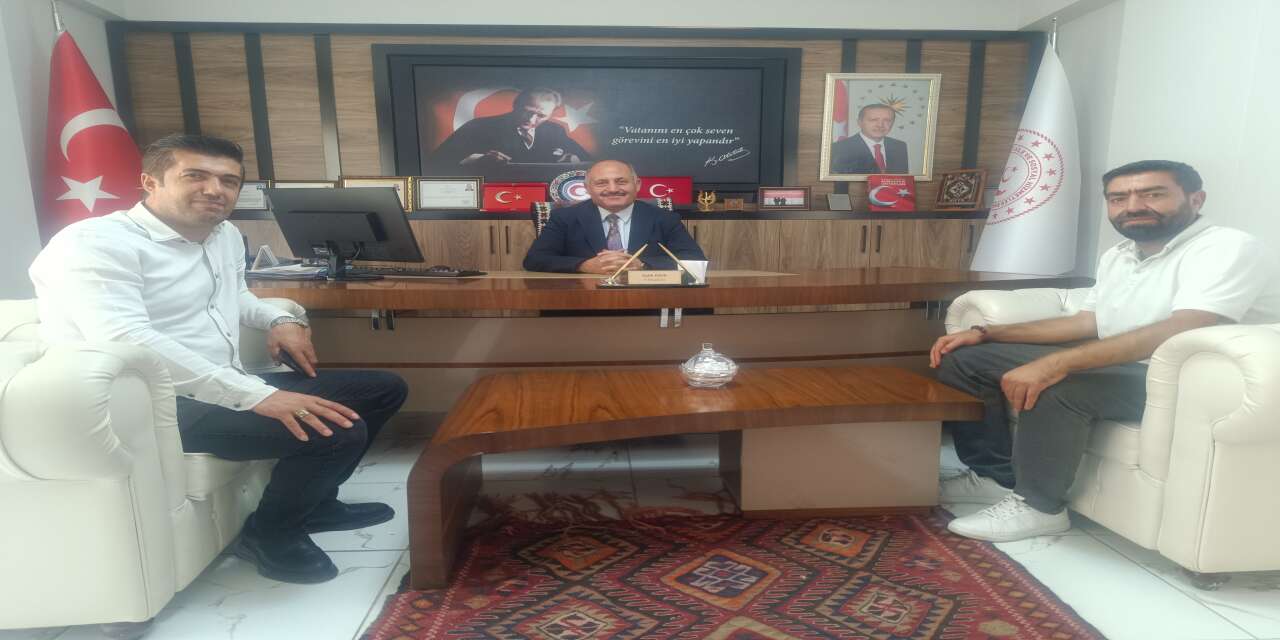 Şırnak’ta Basın Mensuplarından İl Müdürü Salih Kaya’ya Ziyaret