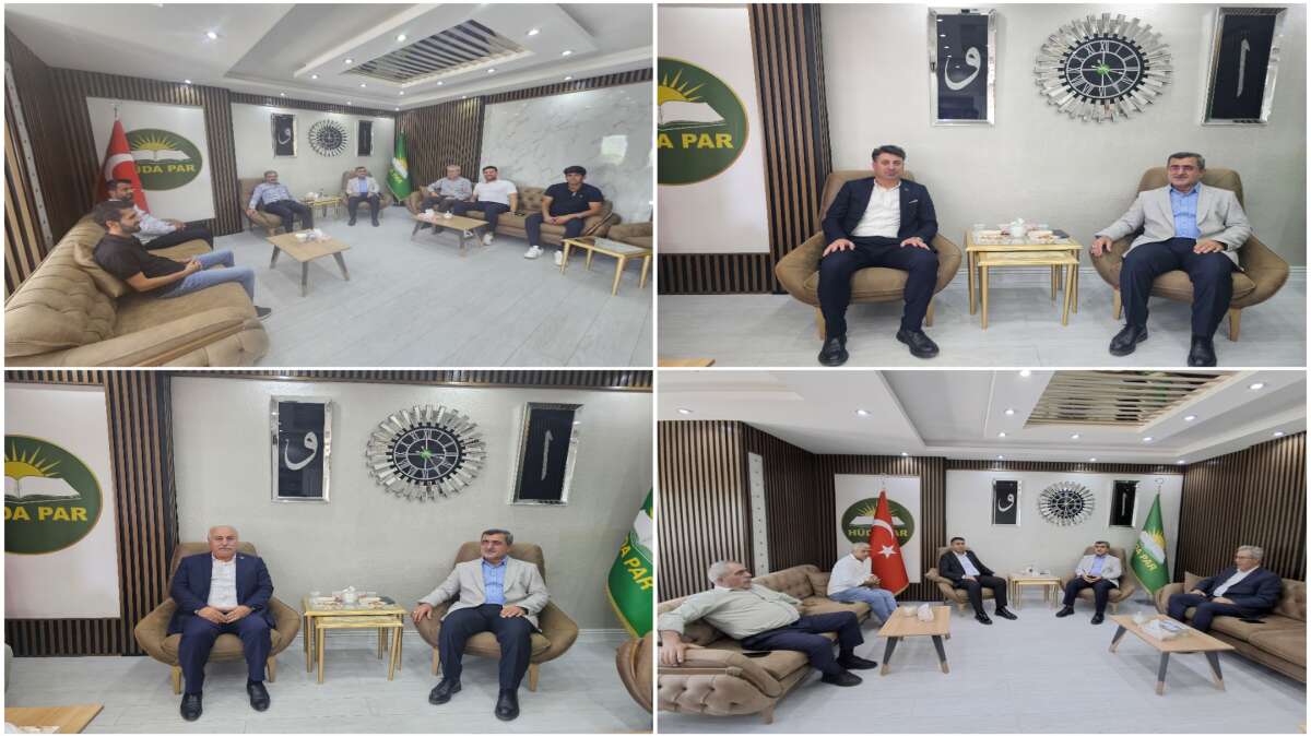 Şırnak’ta HÜDA PAR İl Başkanlığına Hayırlı Olsun Ziyaretleri