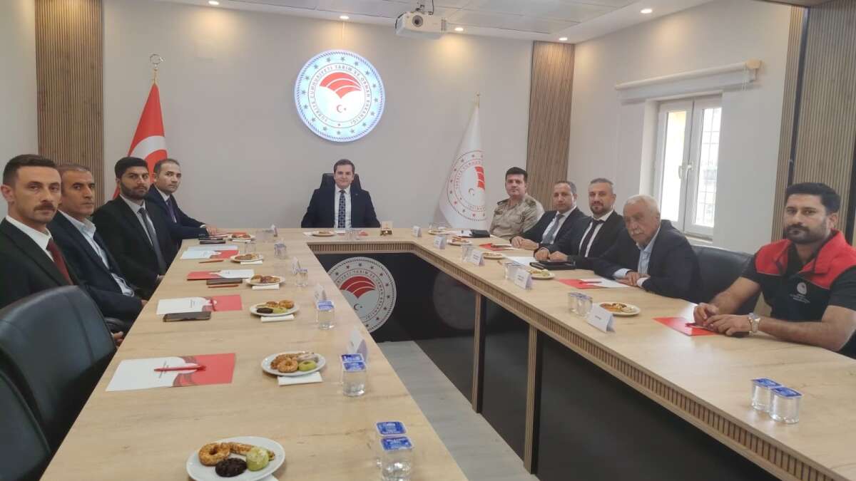 Vali Yardımcısı Fikri Badioğlu Başkanlığında Toplandılar: Şırnak Meraları Masada!