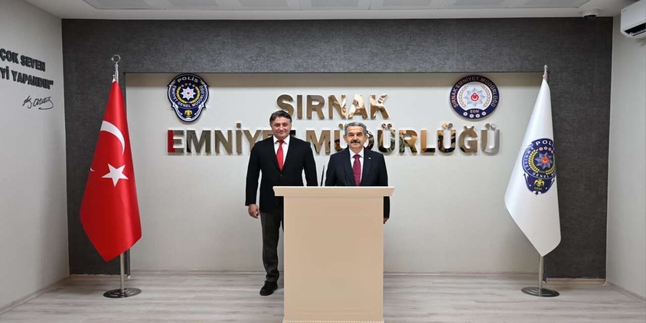 Şırnak Valisi Ekici'den Emniyet Müdürü Doğan'a Ziyaret