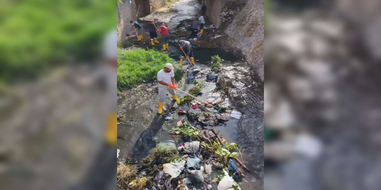 Silopi'de Dere Temizliği İçin 85 Personel Sahada