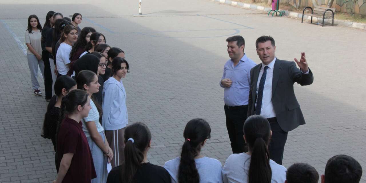 Cizre İlçe Millî Eğitim Müdürü İke, Atatürk Anadolu Lisesinde Öğrencilerle Bir Araya Geldi
