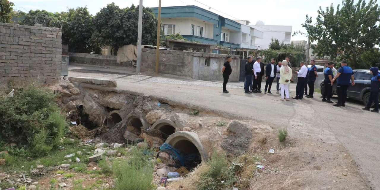 Cizre’de Taşkın Riskine Karşı Dere Yatakları yerinde incelendi