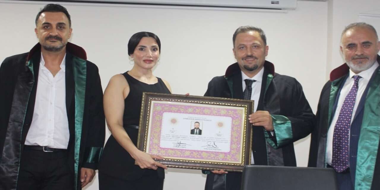 Şırnak Barosu'nda Ruhsat Töreni: Av. Baki Yural'a Ruhsatnamesi Takdim Edildi
