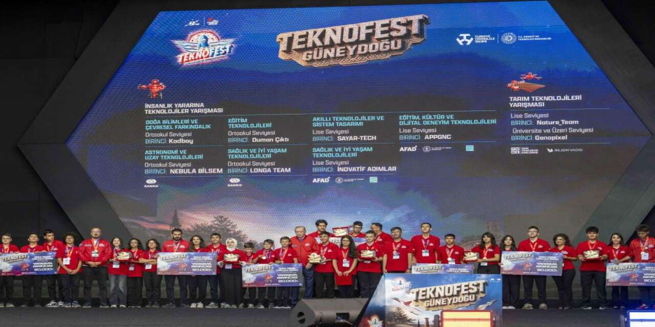 TEKNOFEST Güneydoğu’da Genç Mucitler Sahne Aldı: Ödüller Sahiplerini Buldu