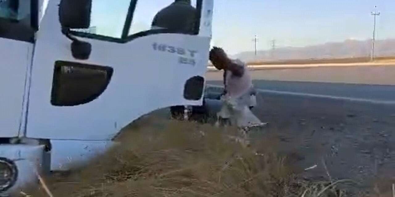 Şırnaklı TIR Şoförü Duhok'ta Yorgun Mermiyle Yaralandı