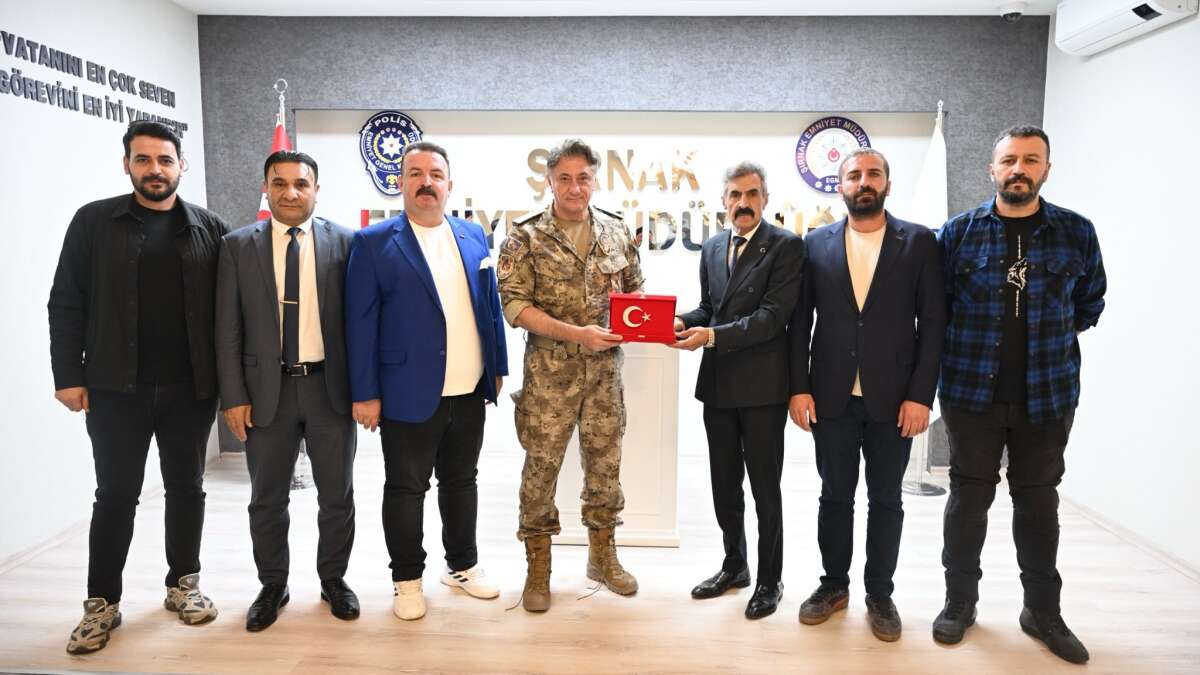 Şırnak İl Emniyet Müdürü Yavuz Doğan’a Türk Eğitim-Sen’den Hayırlı Olsun Ziyareti