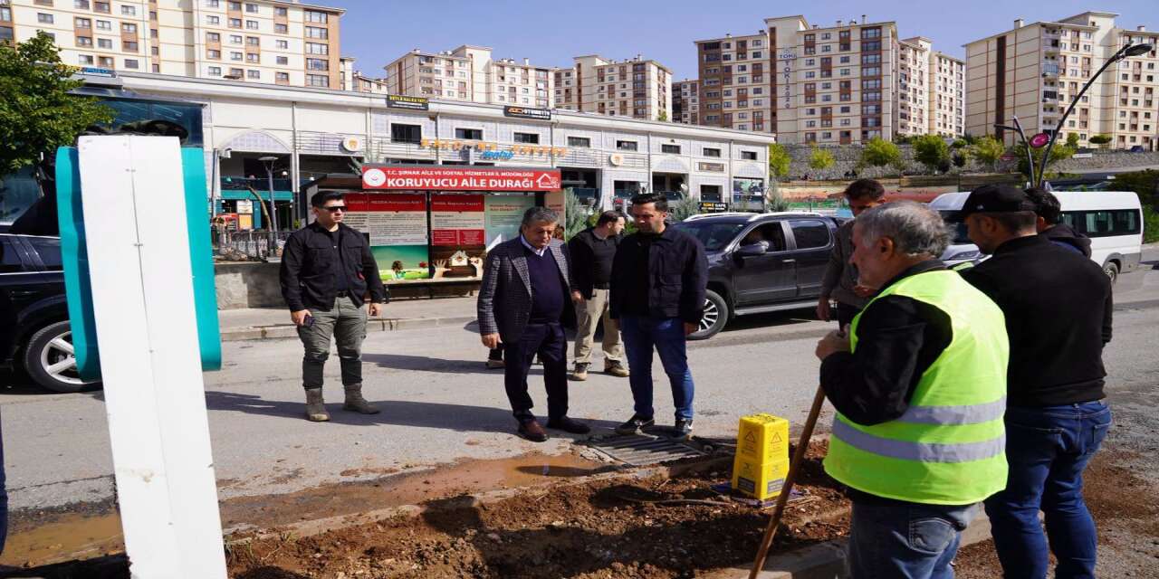 Başkan Yarka Güne Sahada Başladı! Şırnak’taki Çalışmaları Yerinde İnceledi