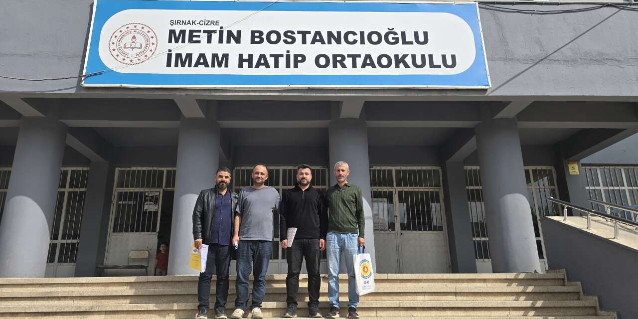 Eğitim-Sen Cizre’de Okul Okul Gezdi: "Güvenceli Çalışma Haklarımızdan Vazgeçmeyiz"