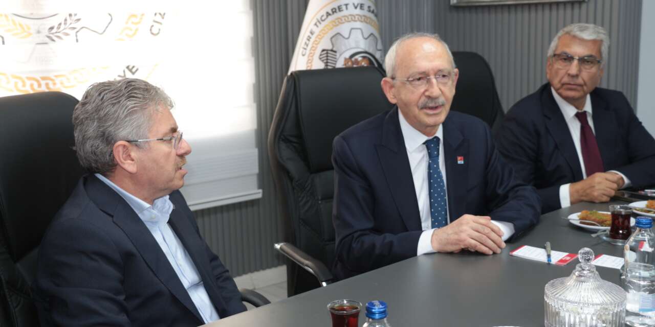 CHP Lideri Kılıçdaroğlu Cizre’de: Ticaret ve Sanayi Odasına Ziyaret