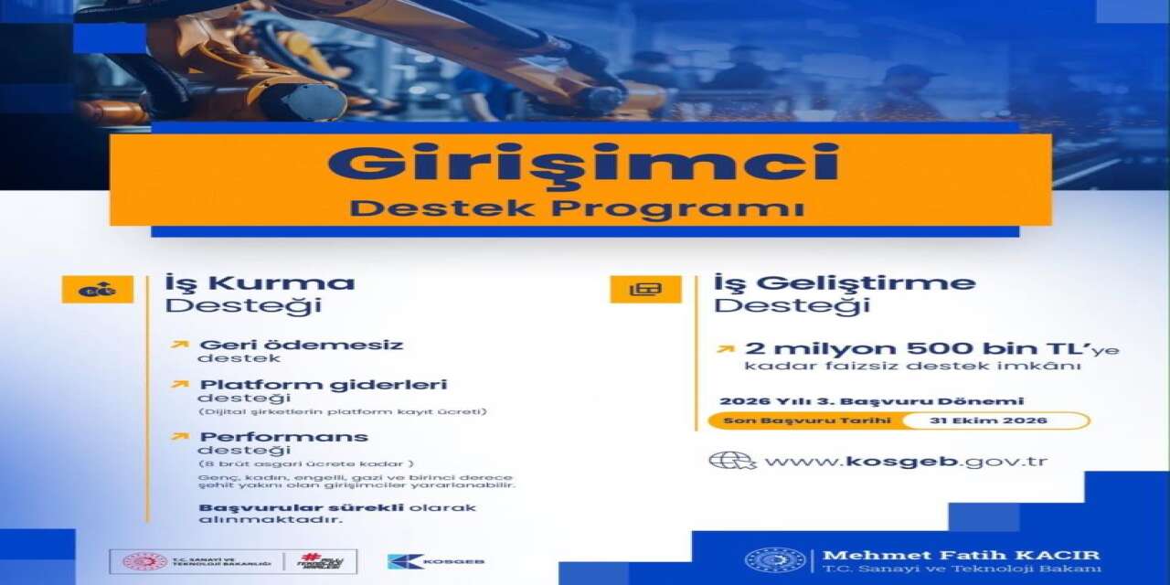 Şırnak’ta Girişimcilere 2,5 Milyon TL Destek Fırsatı! KOSGEB Başvurularında Son Gün 31 Ekim