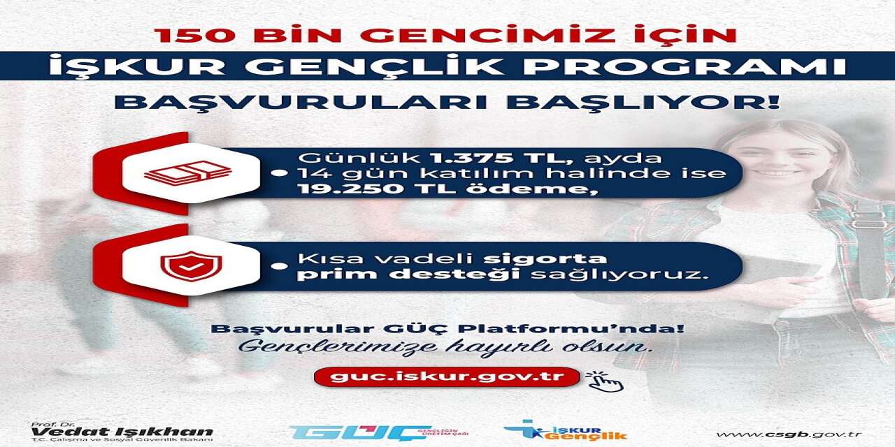 İŞKUR Gençlik Programı’nda Yeni Dönem: 150 Bin Öğrenciye İş Fırsatı