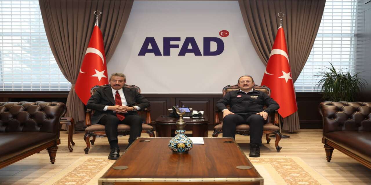 Şırnak’ta Afetlere Karşı Güvenlik Seferberliği! Arslan Tatar, AFAD Başkanı Pehlivan ile Görüştü