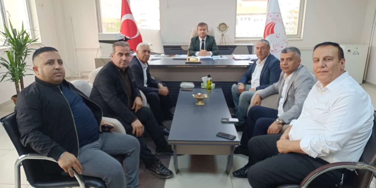 Cizreli Muhtarlardan İlçe Tarım Müdürü Fıdık’a Ziyaret