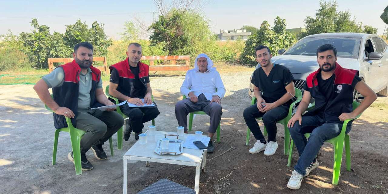 Cizre’de Tarım Ekiplerinden Köylerde Çiftçi Ziyareti