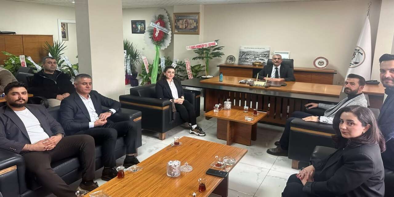 Şırnak Barosu Başkanı Metin Tatar’a İHD’den Hayırlı Olsun Ziyareti