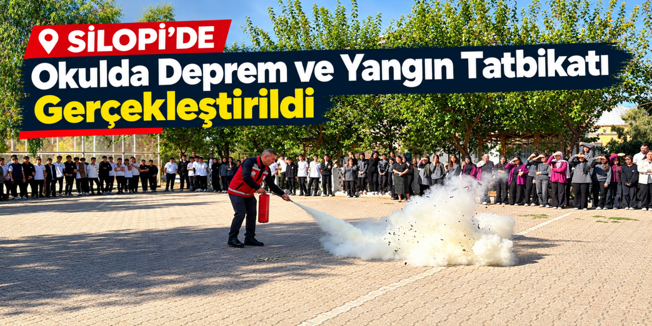Silopi'de Öğrenciler İçin Afet ve Acil Durum Tatbikatı
