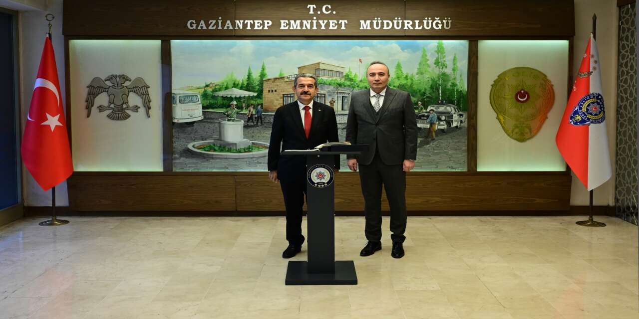 Vali Birol Ekici'den Gaziantep Emniyet Müdürü Büyükleblebici'ye Ziyaret