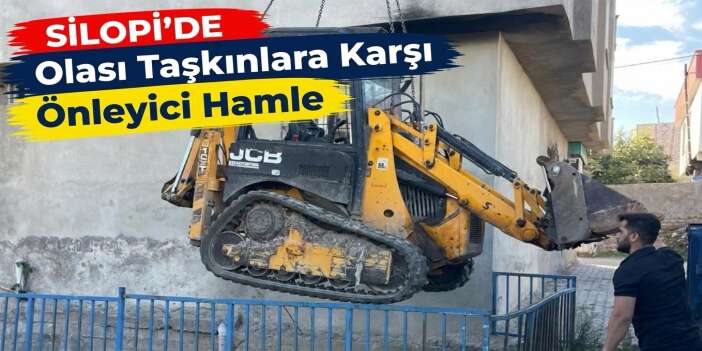 Silopi'de Olası Taşkınlara Karşı Önleyici Hamle