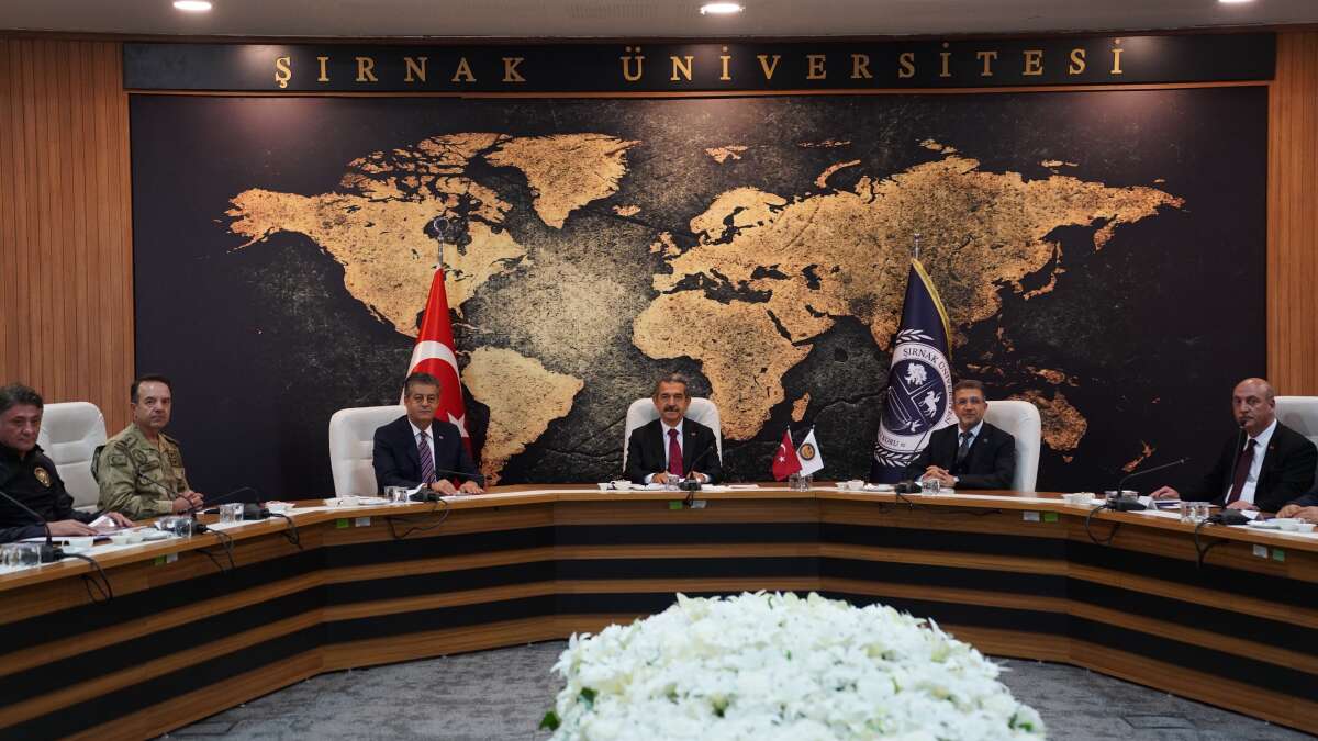 Şırnak'ta Kampüs Güvenliği İçin Kritik Zirve