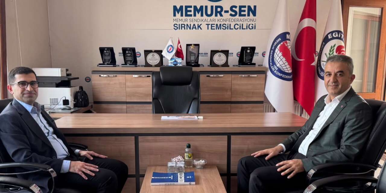 İdil Devlet Hastanesi Müdürü Yalçın’dan Abdullah Çatı’ya Tebrik Ziyareti