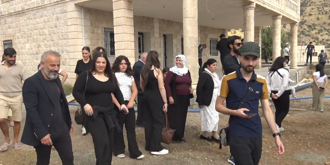 Avrupa’dan 45 kişilik kafile Aksu köyünü ziyaret etti