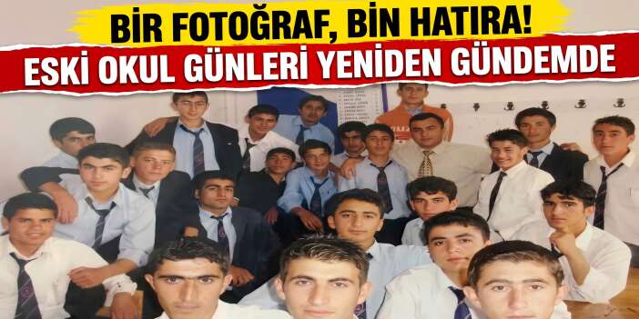 Bir Fotoğraf, Bin Hatıra! Eski Okul Günleri Yeniden Gündemde
