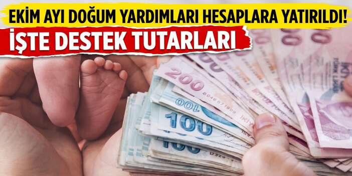 Ekim Ayı Doğum Yardımları Hesaplara Yatırıldı! İşte Destek Tutarları