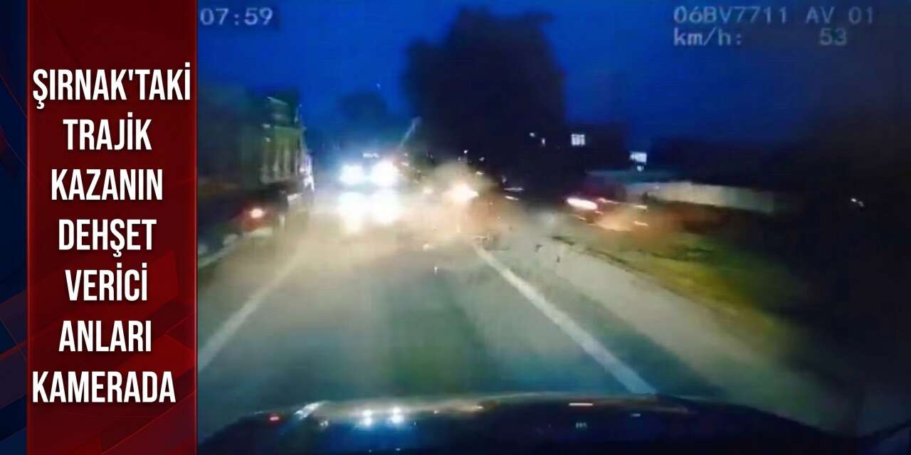 Hilal Beldesindeki Feci Kazanın Dehşet Anları Kamerada