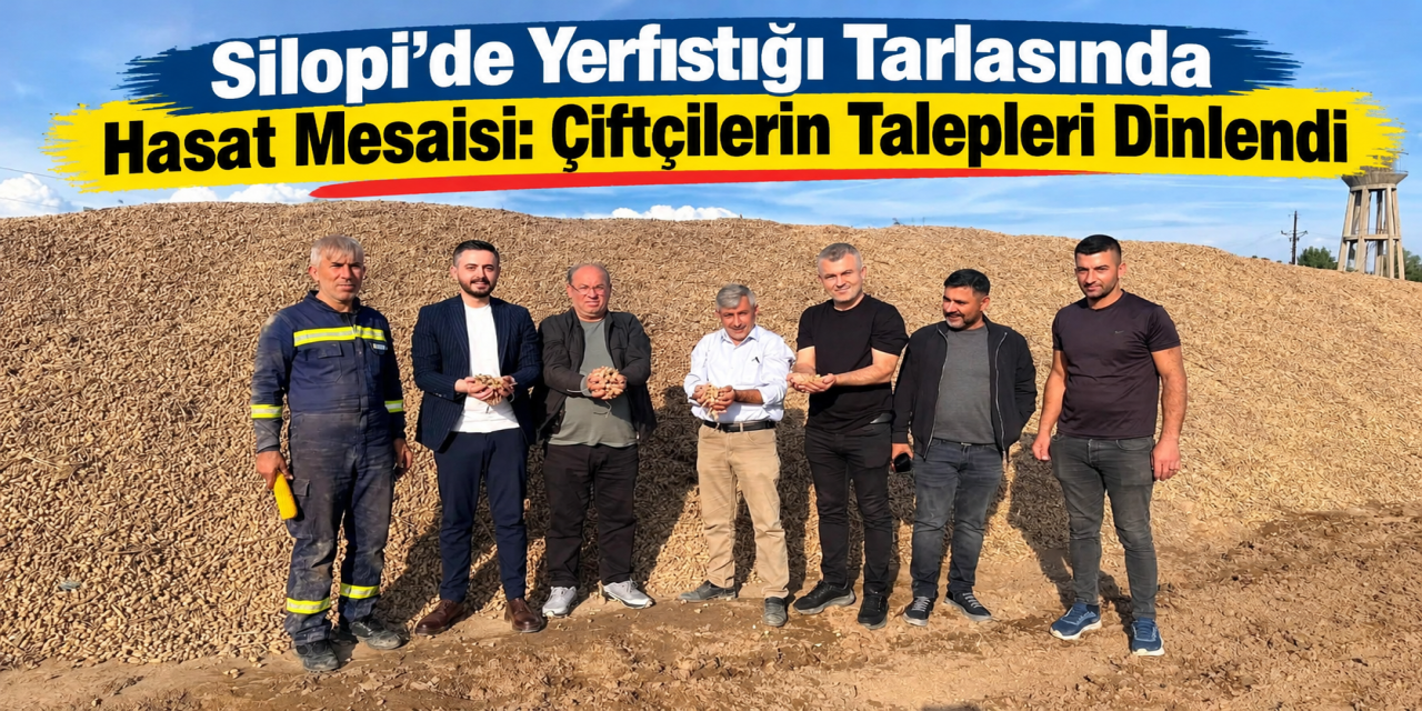 Silopi’de Yerfıstığı Tarlasında Hasat Mesaisi: Çiftçilerin Talepleri Dinlendi