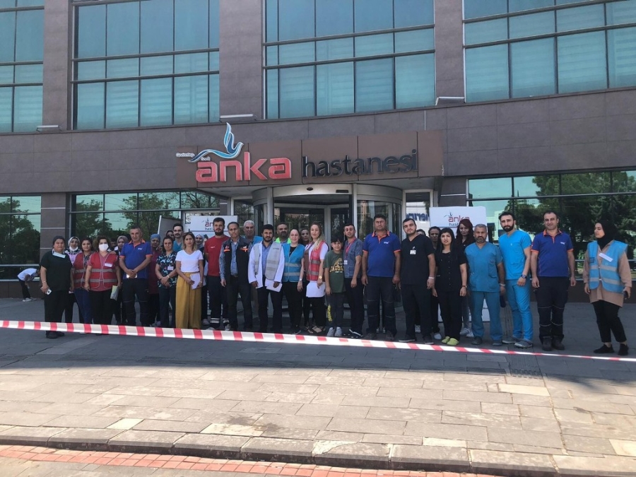 Anka‘Da Gerçeği Aratmayan Yangın Tatbikatı  