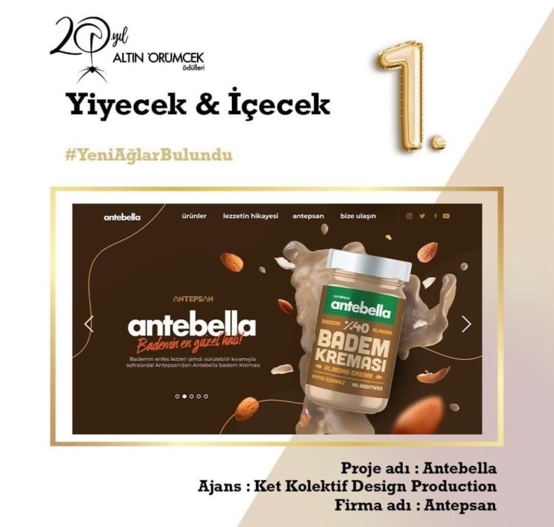    Antepsan’ın Web Adresi Altın Örümcek Birincisi  