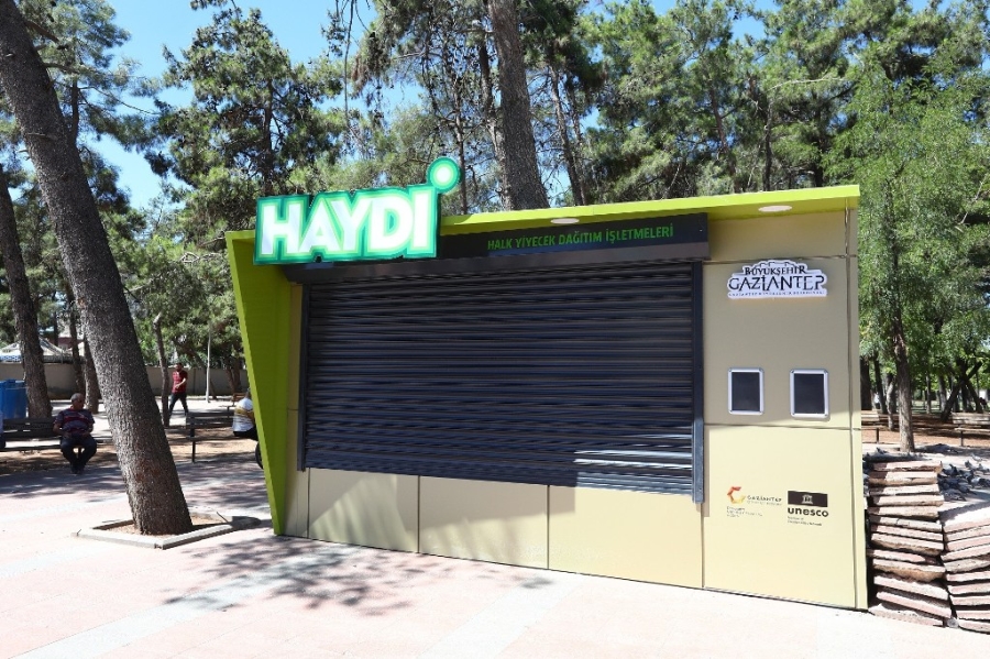 Gaziantep’te Halk Yiyecek Büfeleri Hizmet Vermeye Başlıyor  