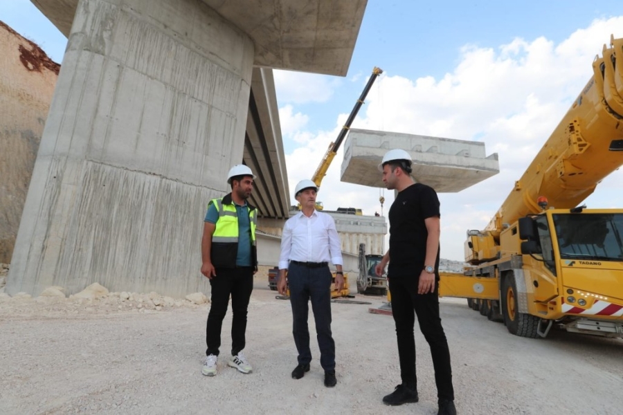 Yeşilvadi Üç Katlı Köprülü Kavşak Adım Adım Yükseliyor  