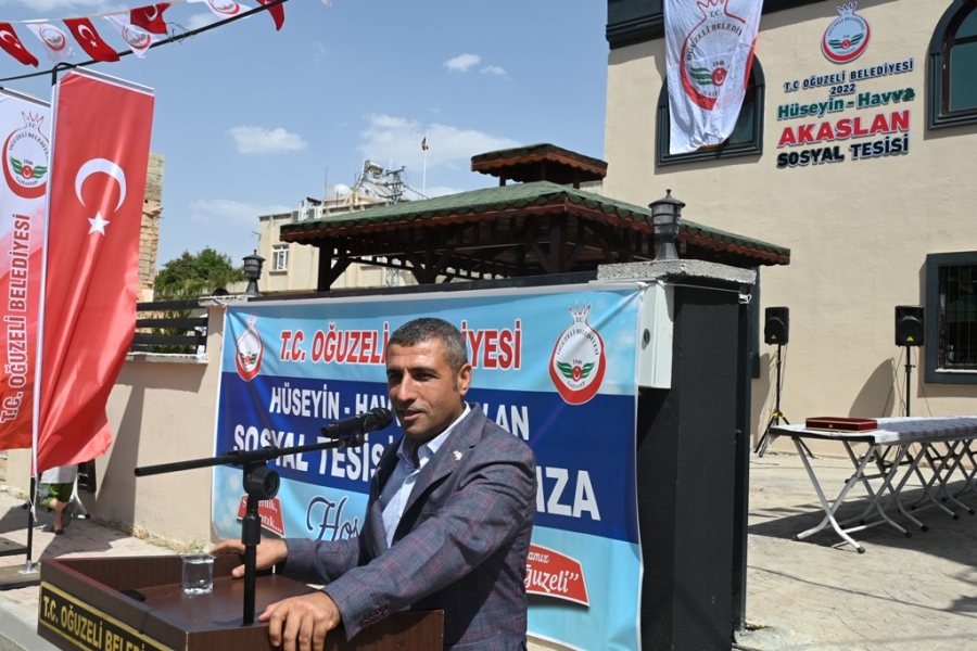 Hüseyin-Havva Akaslan Sosyal Tesisi törenle hizmete açıdı     