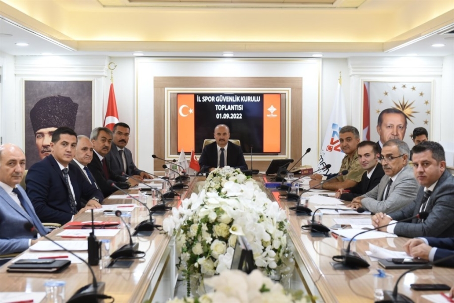 Batman’da İl Spor Güvenlik Kurulu Toplantısı gerçekleştirildi  