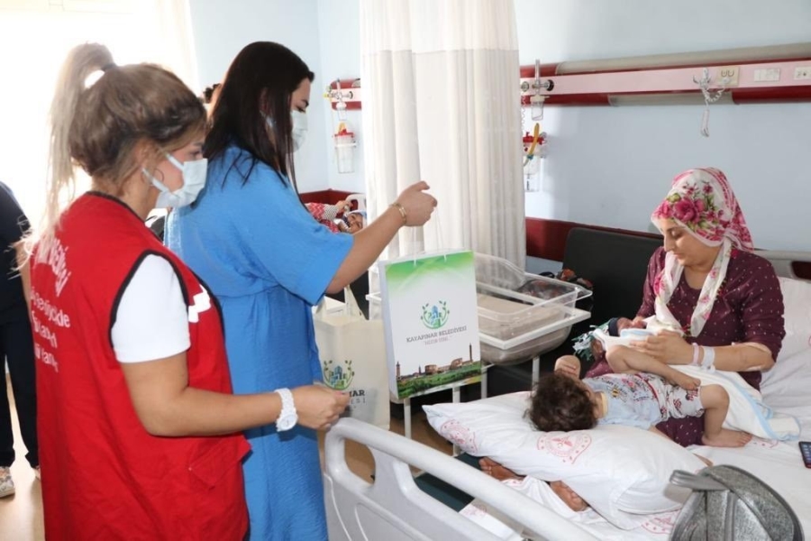 Kayapınar Belediyesi’nden yeni doğan bebeklere ilk hediye  