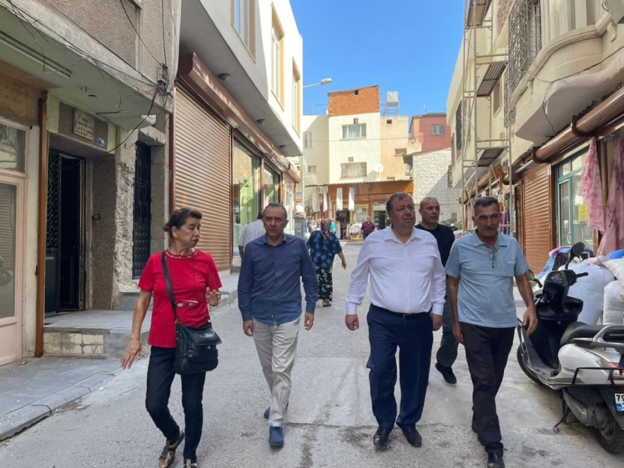 Ramazan, dış cephe giydirme ve kaplama çalışmalarını inceledi  