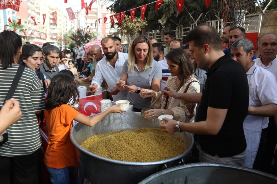 Mardin'de bulgur kaynatma etkinliği düzenlendi  