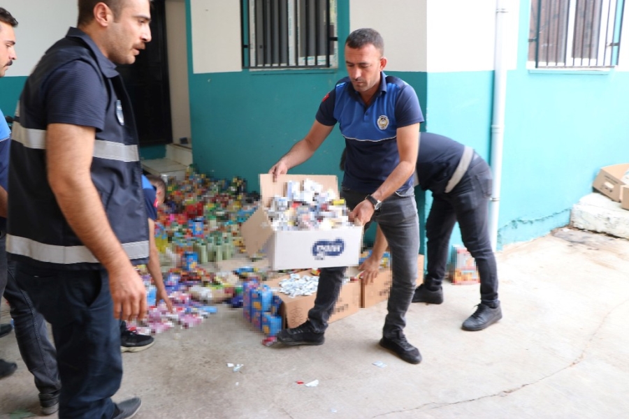 Şanlıurfa’da tarihi geçmiş binlerce ürün imha edildi