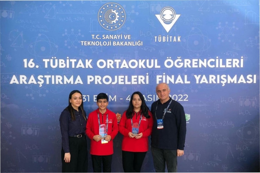 SANKO Okulları öğrencileri TÜBİTAK’ta Türkiye üçüncüsü oldu  