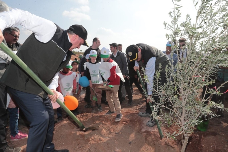 Şanlıurfa’da binlerce fidan toprakla buluşturuldu  