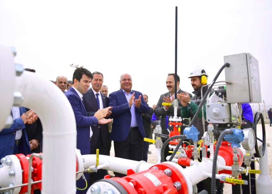 Ceylanpınar'da doğalgaz sevinci