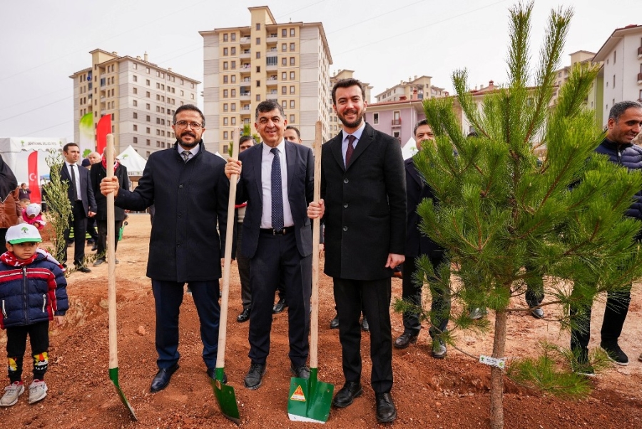 Şehitkamil 25. ormana can suyu verildi  